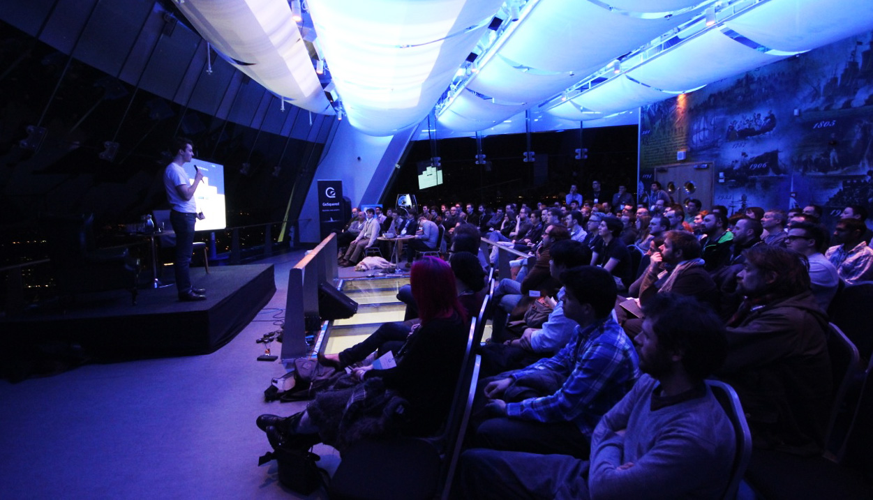 James on stage at Altitude